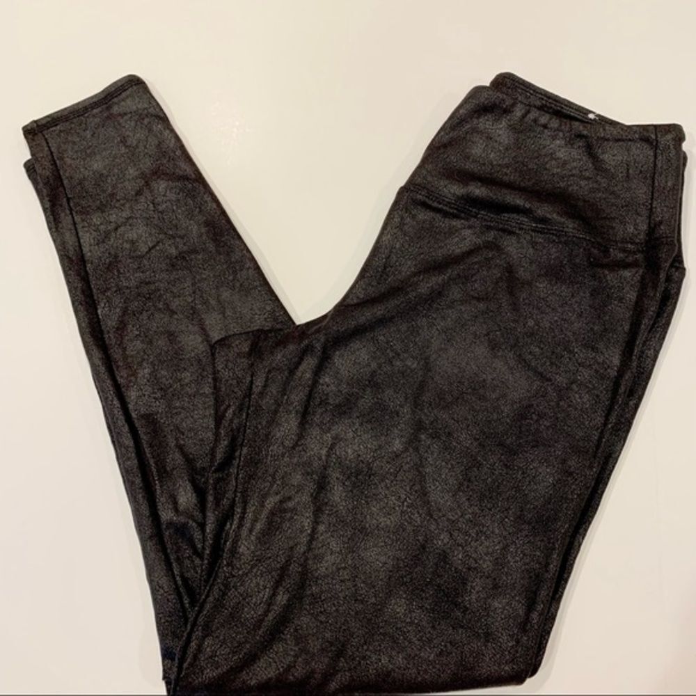 Maurice’s Black Leather-look Leggings S